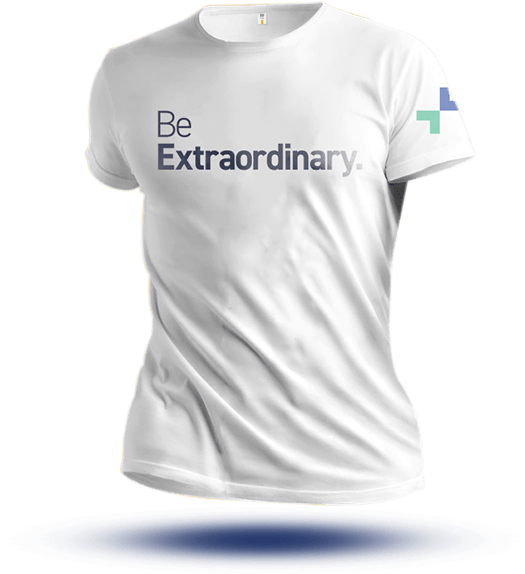Basic t-shirt Be Extraordinary