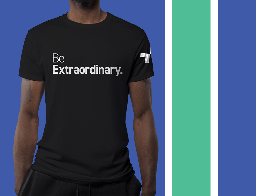 Be Extraordinary featured shirt